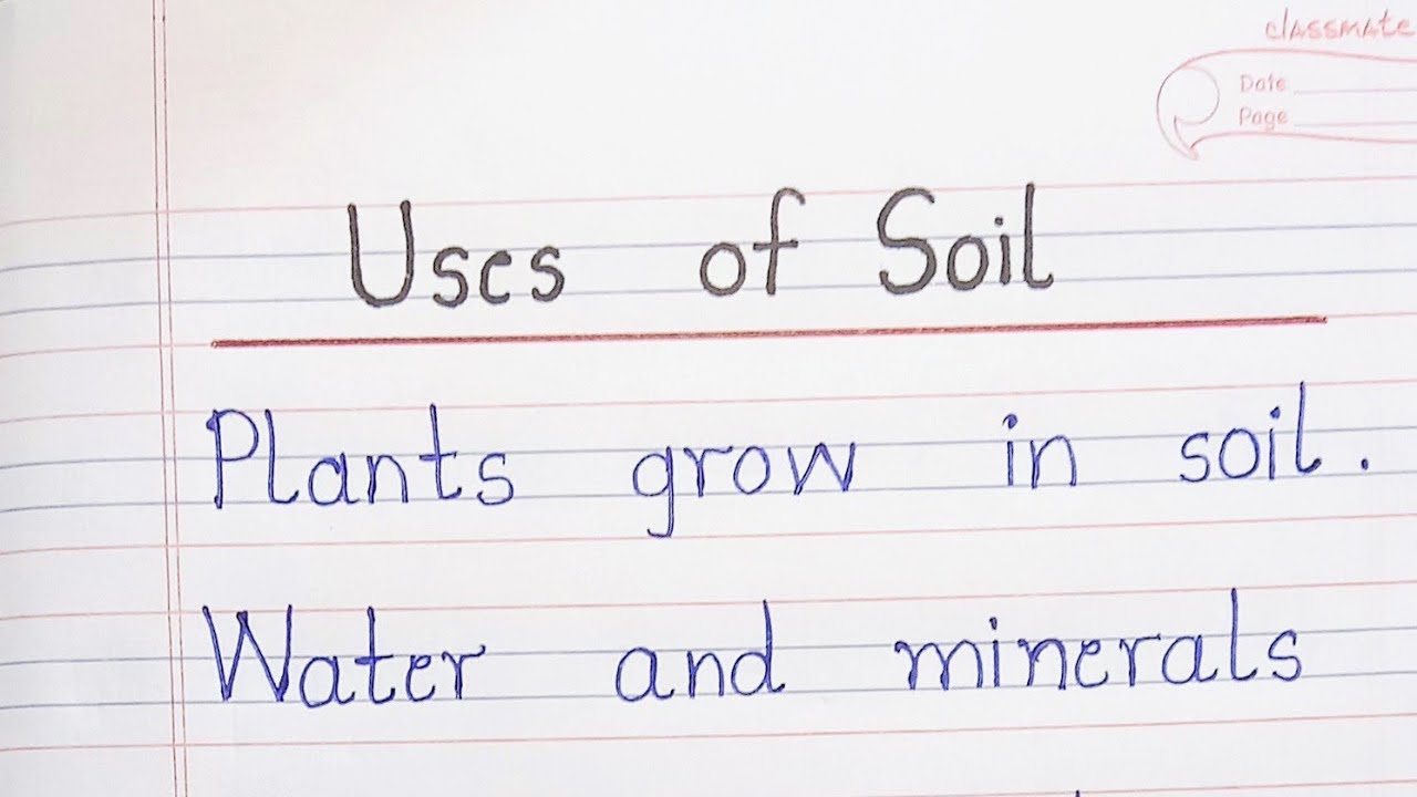 Uses of Soil