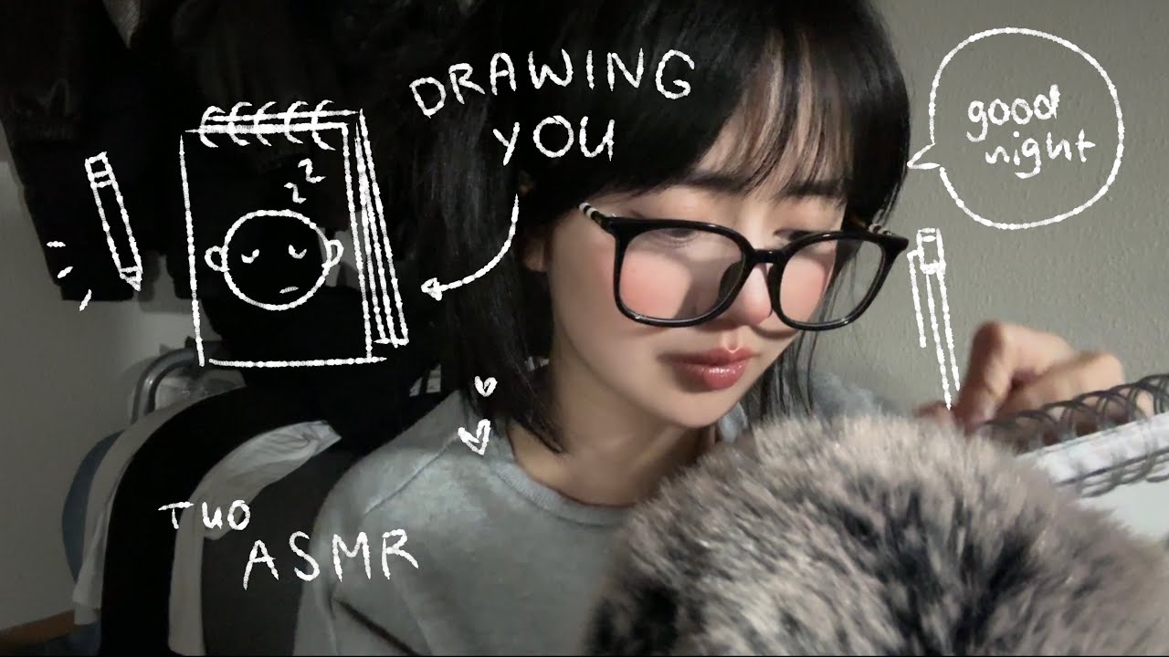 drawing you in 4 mins ASMR 