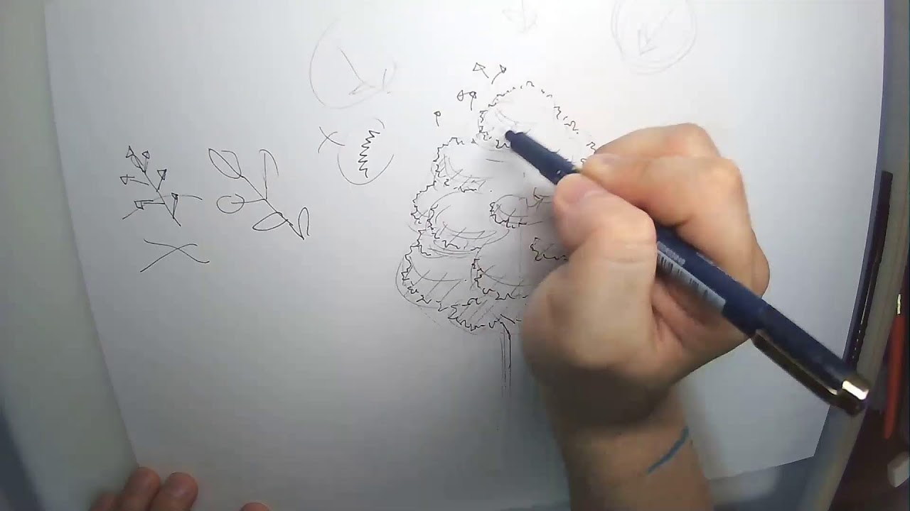 「激おこ」木の作画できないスタッフにレクチャー配信