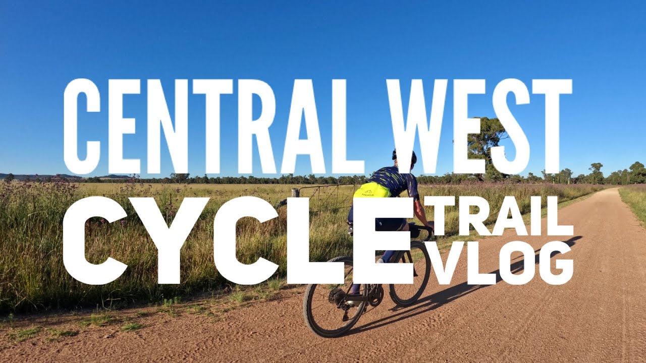 Central West cycle trail in one day - the gravel Vlog