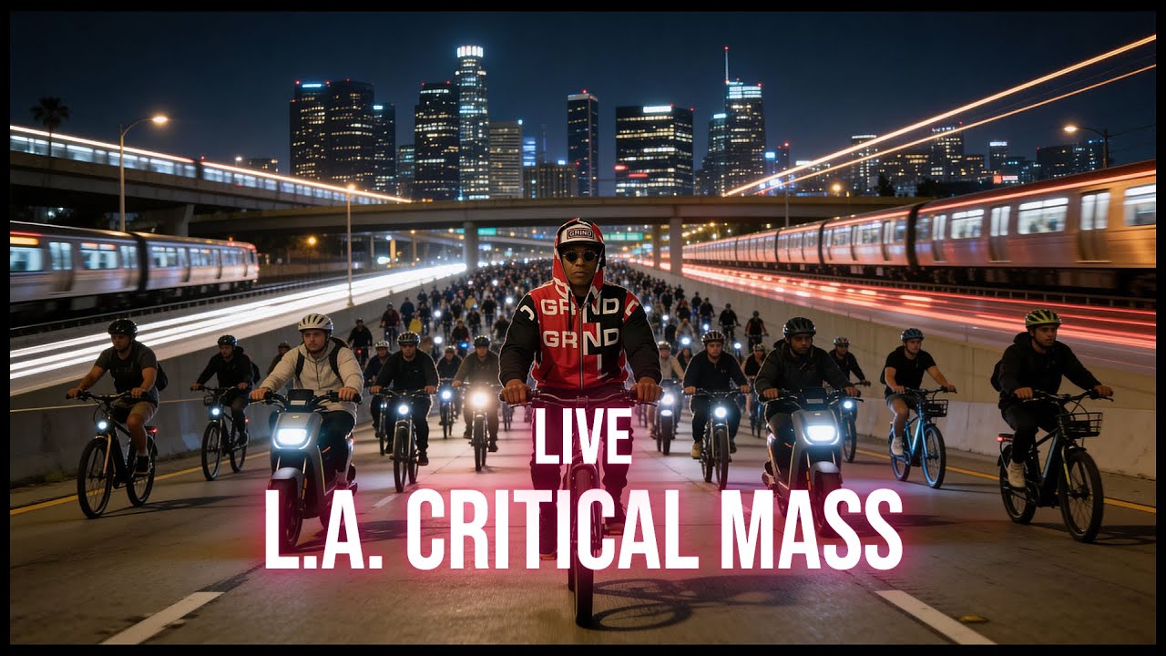 LIVE: Los Angeles Critical Mass 🚲🌧️ | Rain or Shine — We Grind