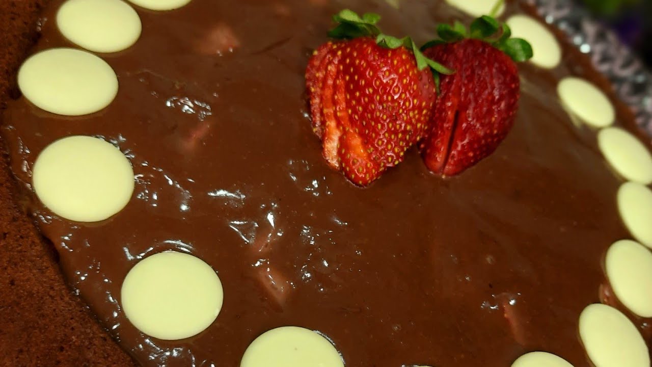 🍓🍓ÇİKOLATA VE ÇİLEK SEVERLERİN BAYILACAĞI MÜTHİŞ PASTA 💯🤌  TART KALIBINDA ÇİKOLATALI ÇİLEKLİ PASTA 🥰