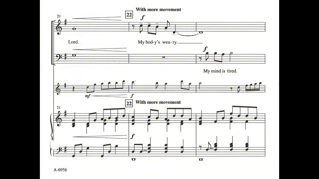 My Shepherd Is the Lord Practice Track - Soprano