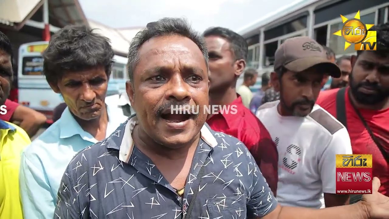 මොරටුවේ බස් රියැදුරන්ගේ මත්ද්‍රව්‍ය පරීක්ෂාවේදී රියැදුරන්ට තද වෙයි