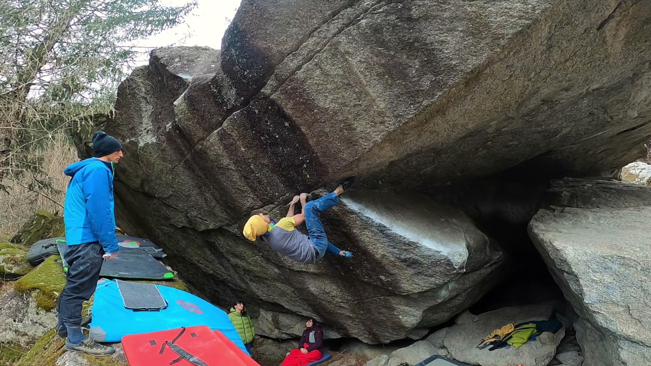 Lena, 7b. Val di Mello