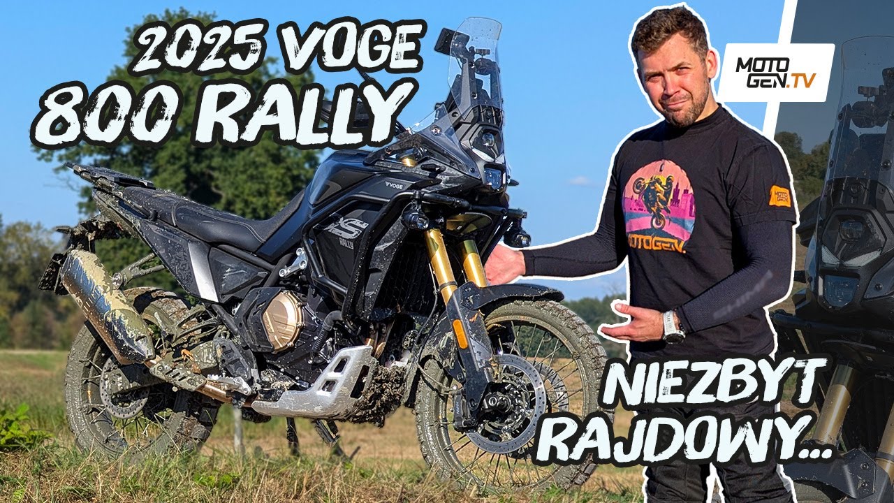 Voge 800 Rally (DS800X Rally) 2025 - nie do końca rajdowy... TEST, opinia, wrażenia, onboard, dźwięk