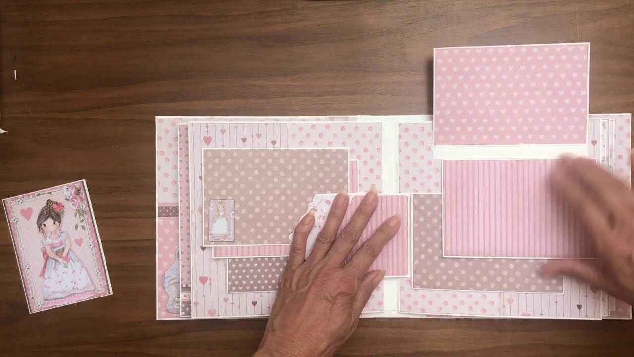Stamperia Little Girl Mini Album Walk Through Mini Album Tutorial