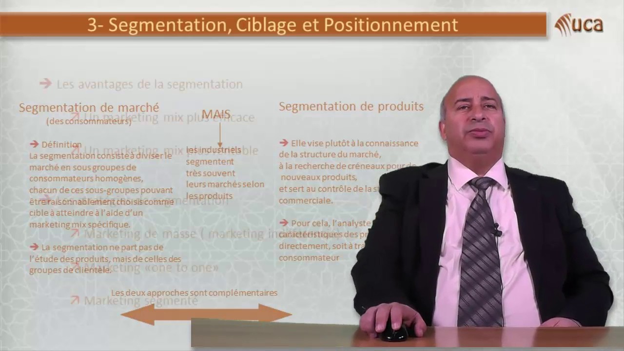 3- Segmentation, Ciblage, Positionnement de produits
