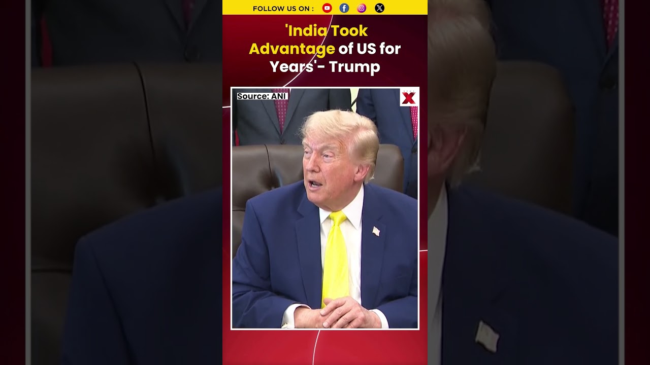 #mustwatch Trump&rsquo;s Big Allegation on India: &ldquo;New Delhi Took Advantage of US for Years&rdquo; | NewsX