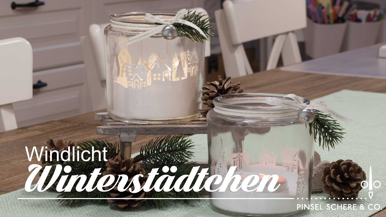 Windlicht Winterstädtchen | Dekoration für Winter und Weihnachten | Stampin' Up!