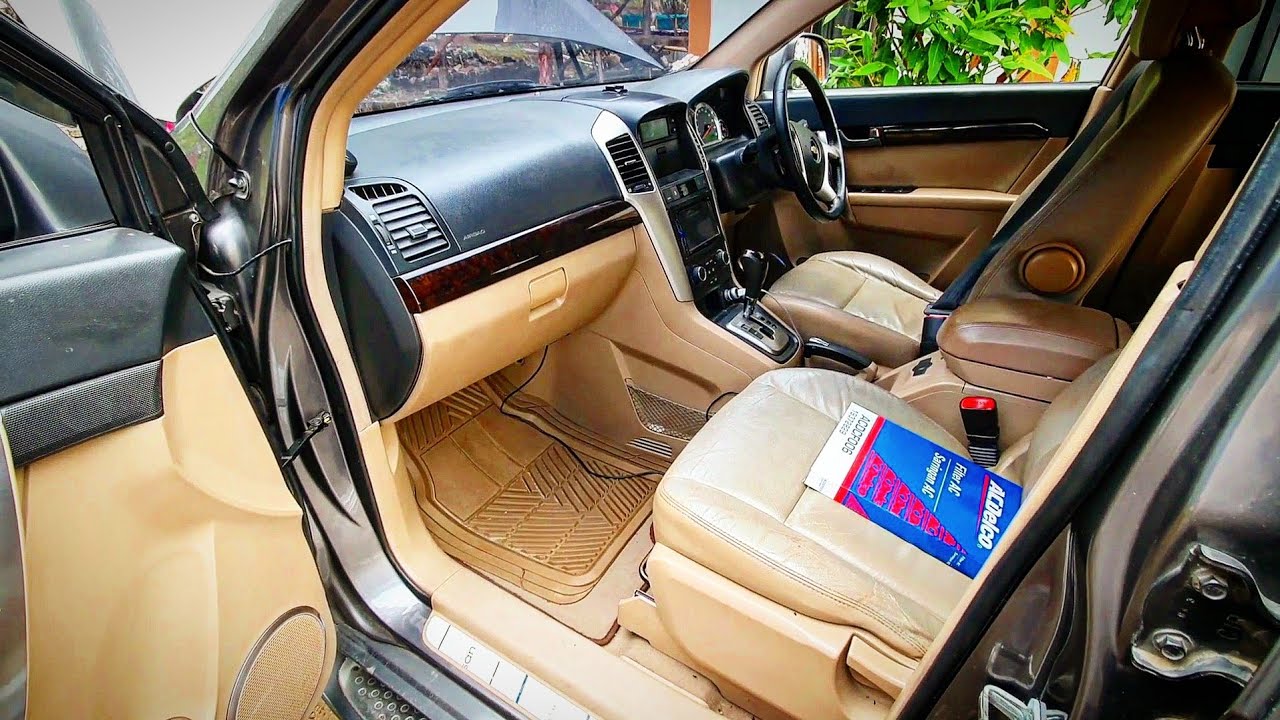 Chevrolet Captiva NFL Ganti Filter AC Dengan Peralatan Sederhana Di Rumah