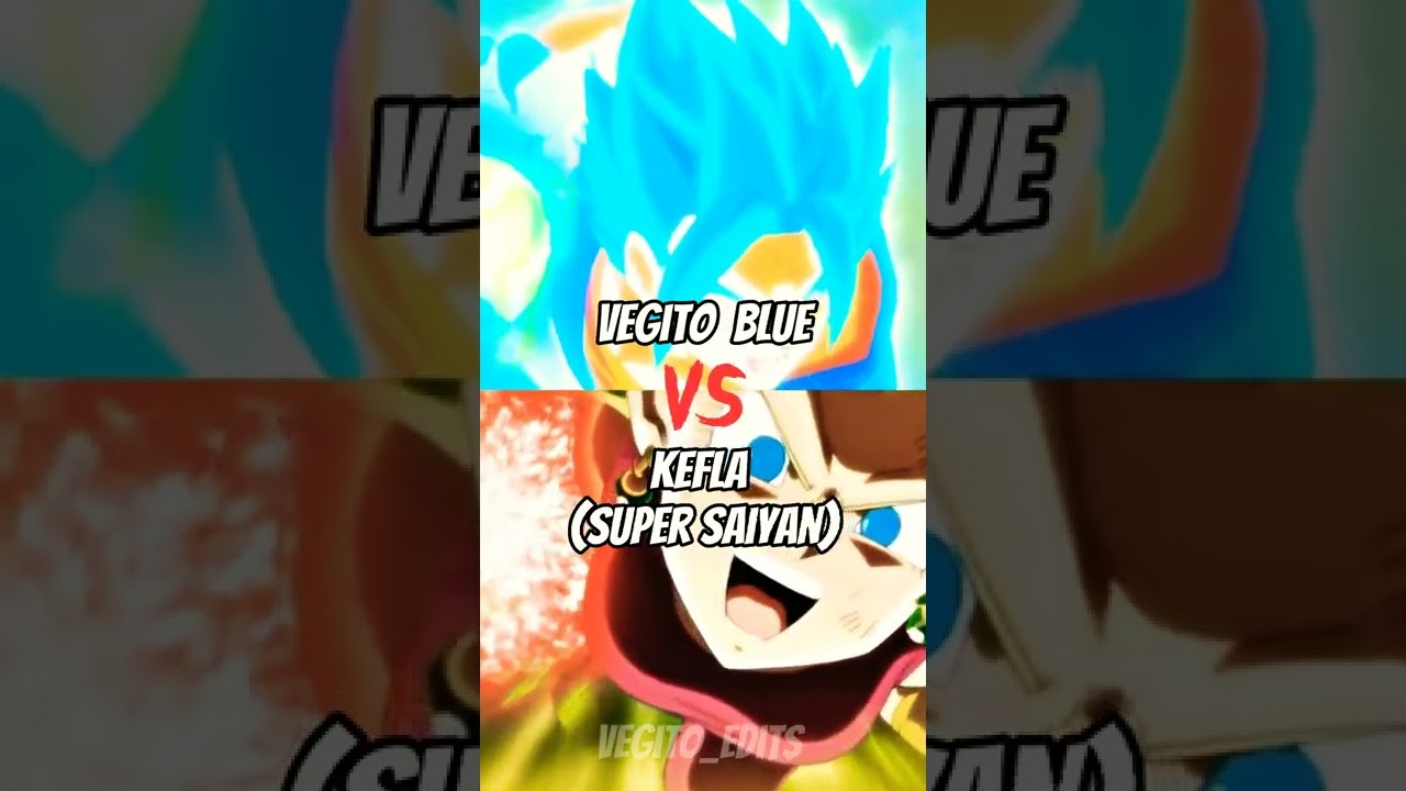 Vegito vs Kefla (All Forms) #anime #dragonball #dragonballsuper