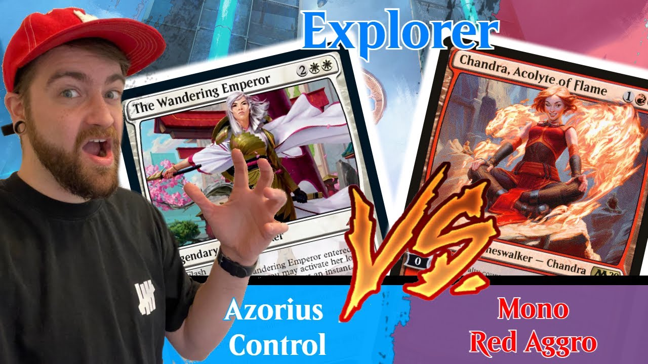 Explorer Azorius Control VS Mono Red Aggro | MTG Arena | Gameplay | Twitch Stream Replay