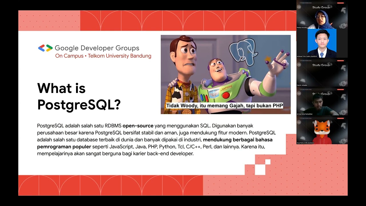 Study Group 2025 #6 : Backend Development - Basic SQL and intro Postgressql