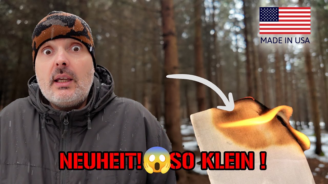 Kleinster Survival Zunder der Welt