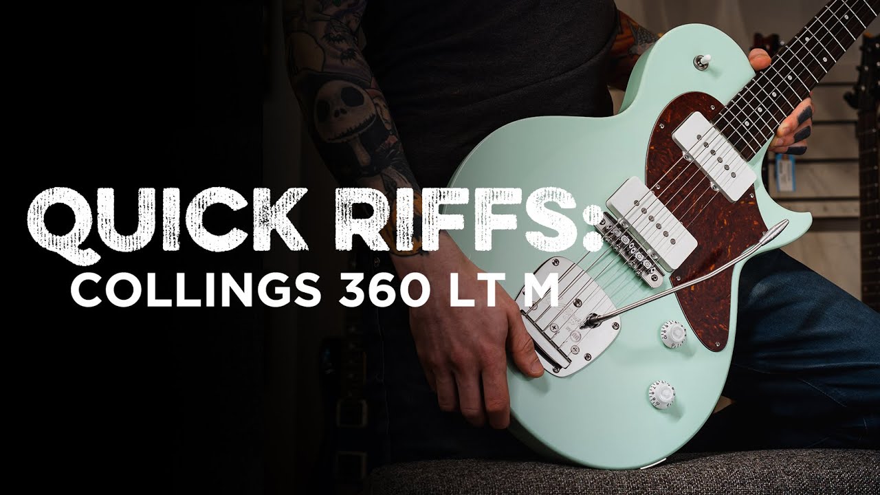 Collings 360 LT M Ash Seafoam Green | CME Quick Riffs | Zach Avery