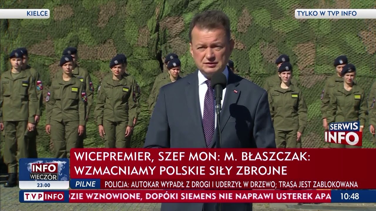 Wicepremier, szef MON Mariusz Błaszczak: Wzmacniamy polskie siły zbrojne