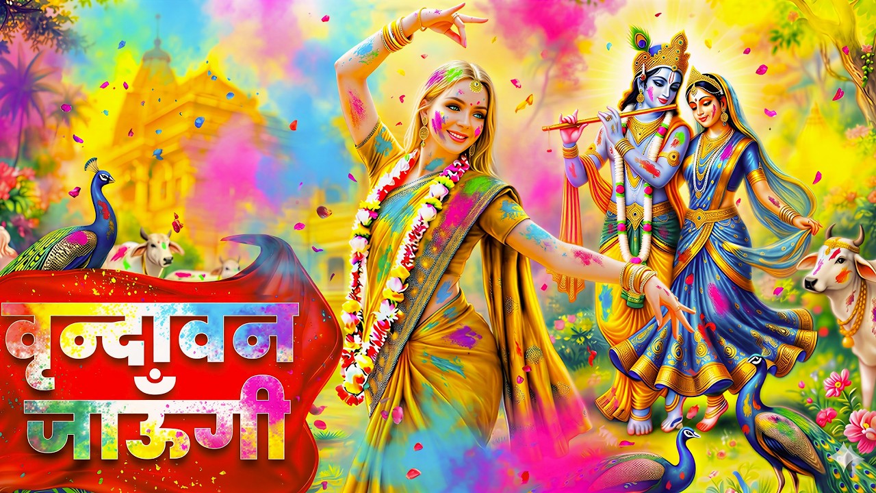 वृन्दावन जाउंगी | मेरे उठे विरह में पीर | Krishna Bhajan 2026 | #krishna #radhe | Holi Bhajan #holi