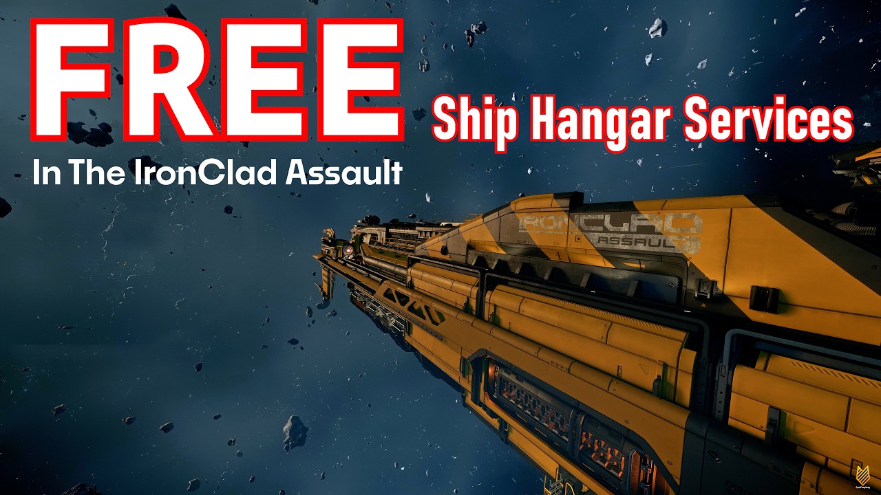 FREE Ship Hangar Services In The IronClad Assault | Star Citizen Science & Fun 4.8.1 [4k]