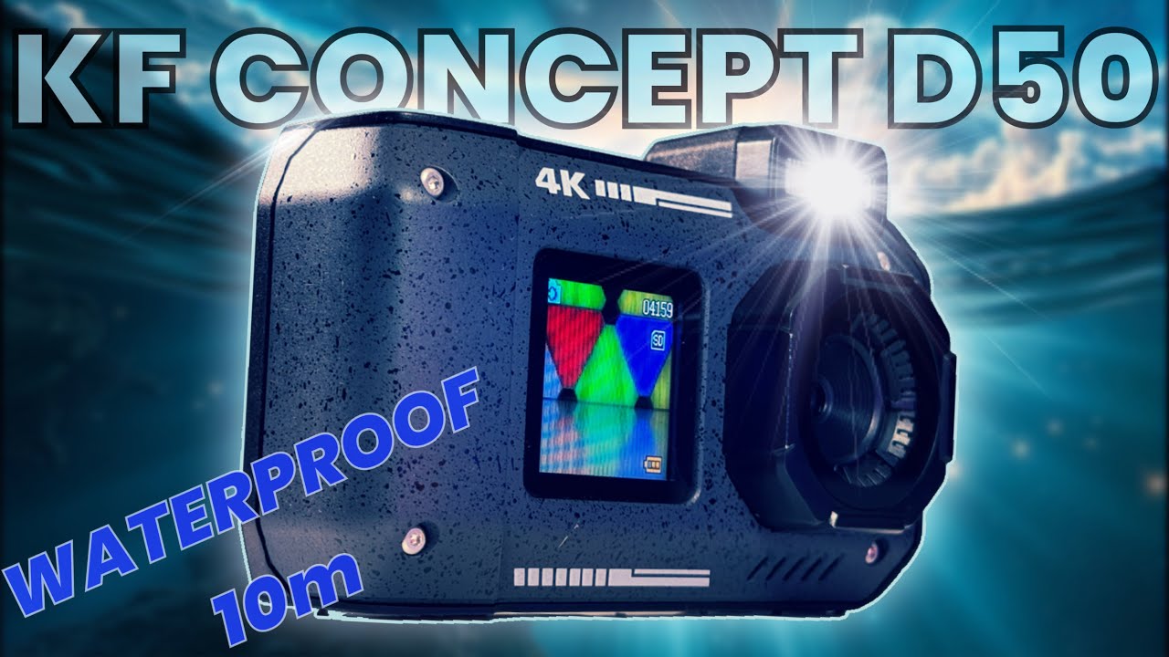 Que vaut cette Caméra Etanche 4K ? KF Concept D50 Review Kentfaith