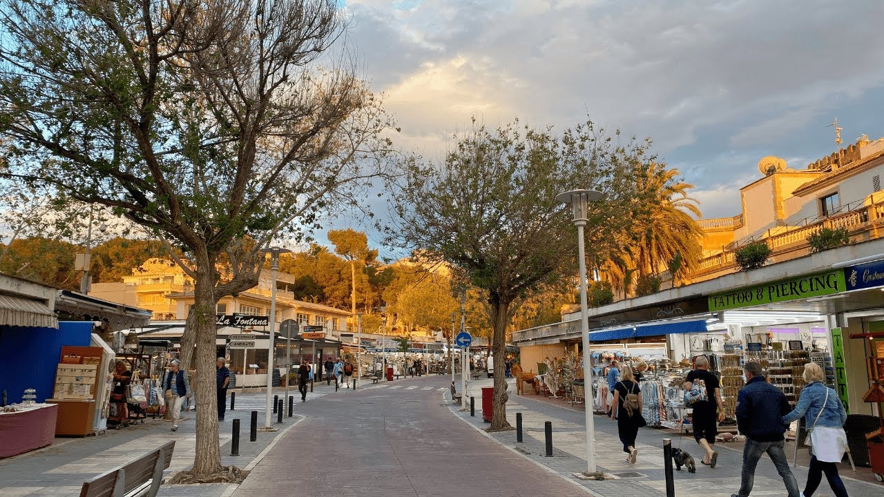 Paguera Mallorca❤️im Mai 2022 | Abend Rundgang | Strände⛱| Einkaufsmeile Boulevard 🛍