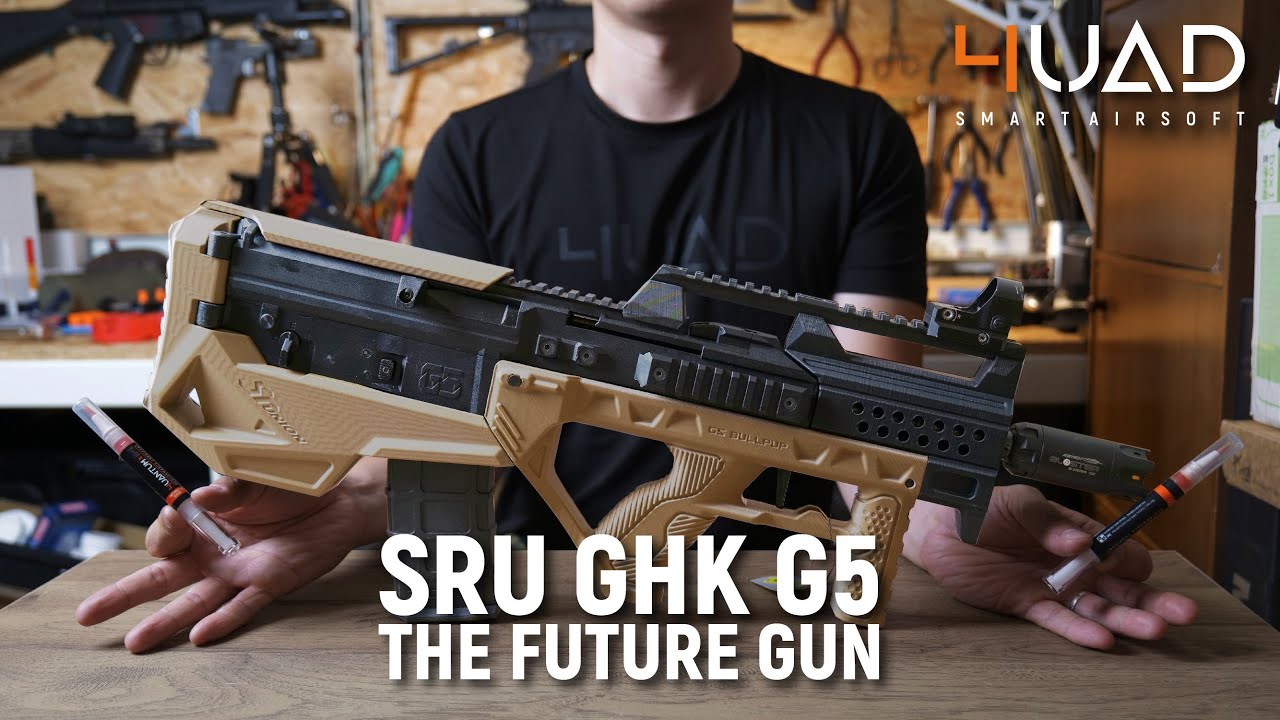 Toy Gun ASMR - GHK G5 + SRU Bullpup kit