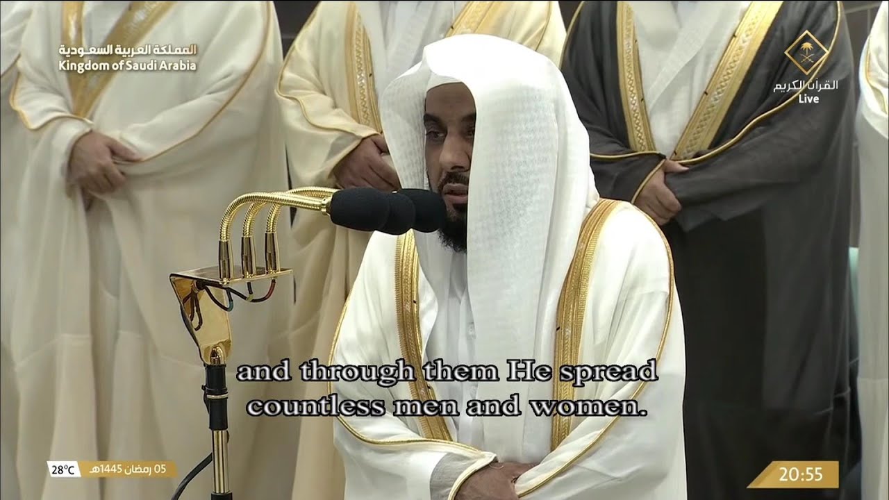 6th Ramadan 1445 Makkah Taraweeh Sheikh Juhany