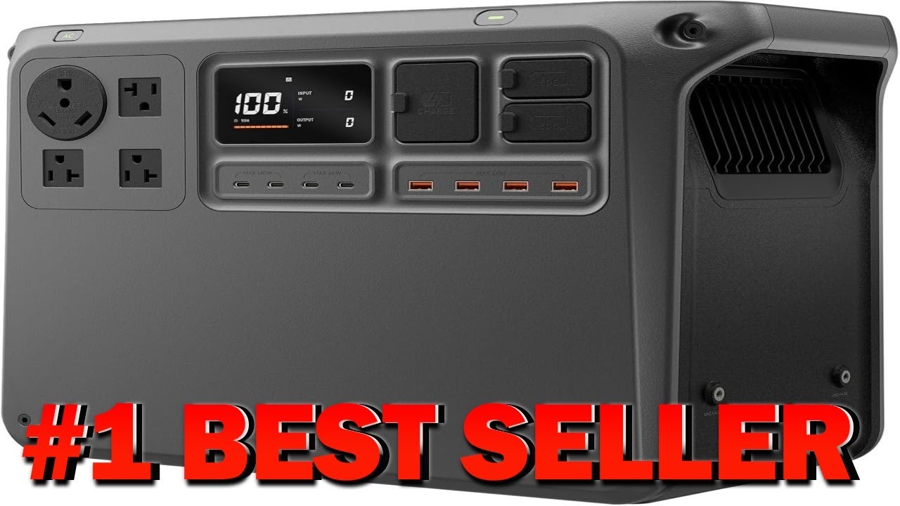 DJI Power 2000 Portable Power Station 2048Wh LFP Battery Compact Size 3000W - B0FDGFY6NM