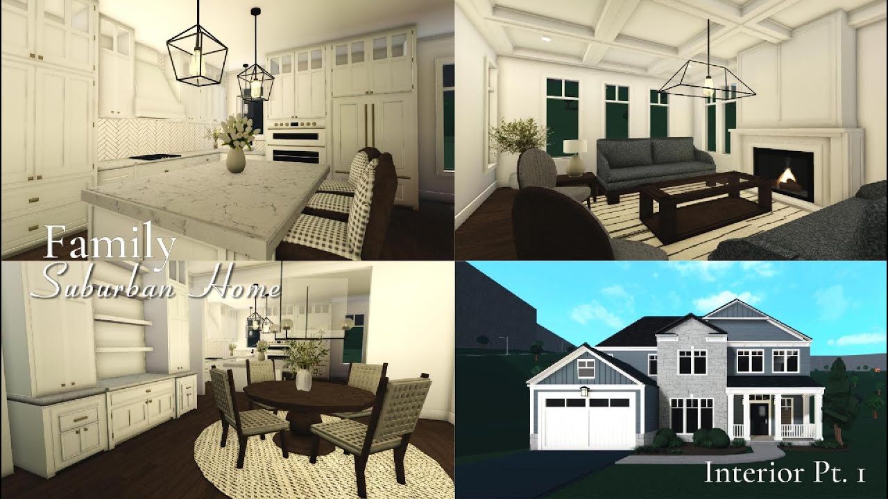 Bloxburg | Family Suburban House Interior 1/2