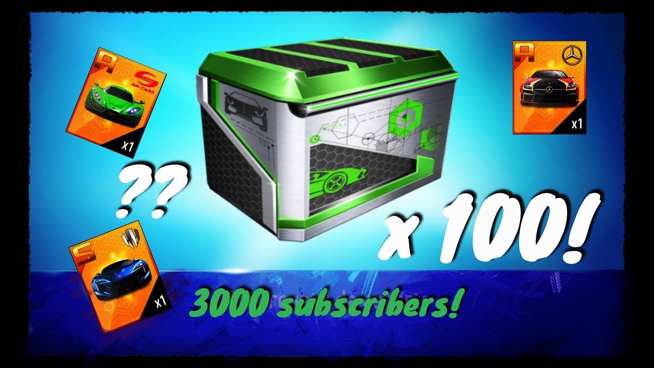 Asphalt 8 - Opening 100 Advanced BP Boxes! - 3000 Subscribers