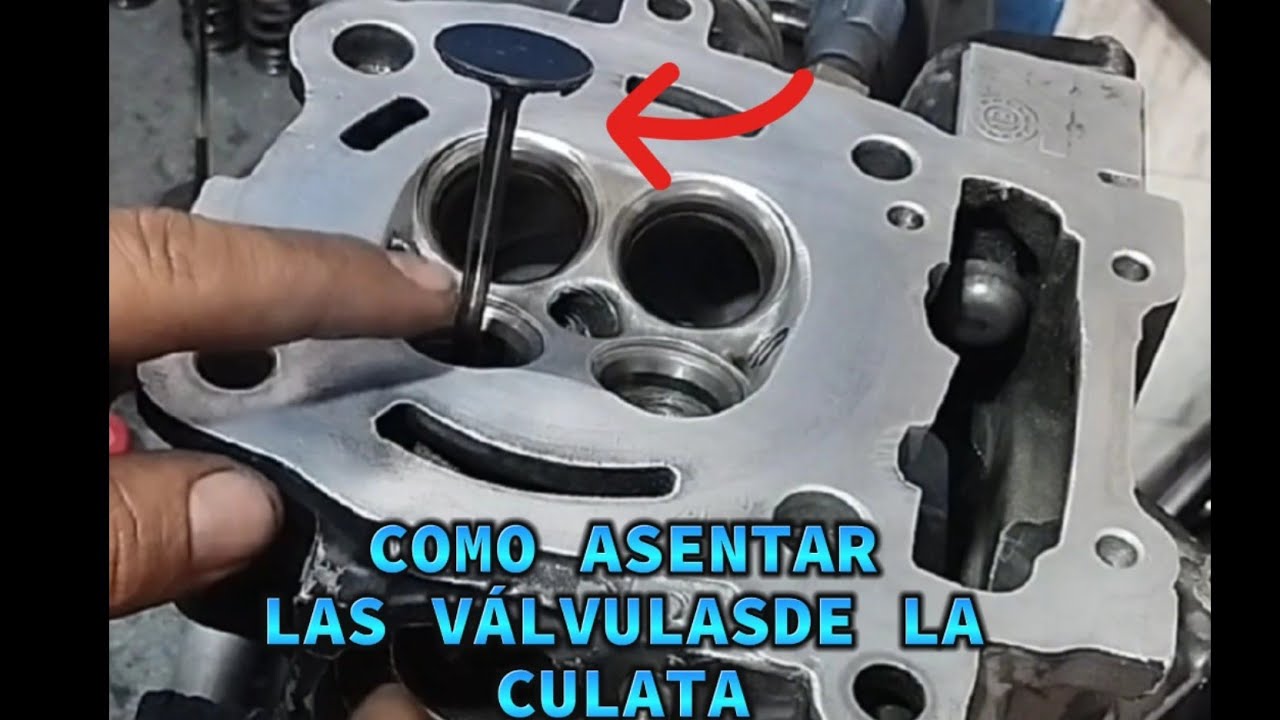 Cómo asentar válvulas de la culata pulsar ns 200