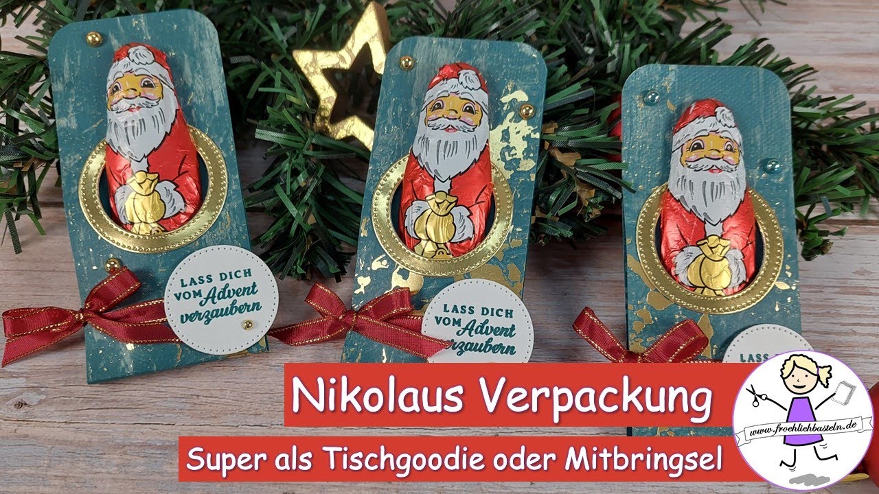 Mini- Nikolaus | Tischgoodie | Weihnachten | Stampin' Up! | fröhlich basteln