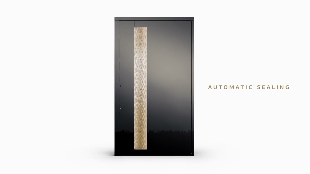 Sealing and insulation of pivot doors