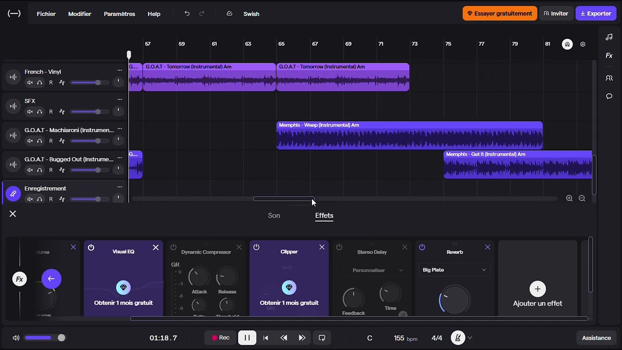 je fait de la musique