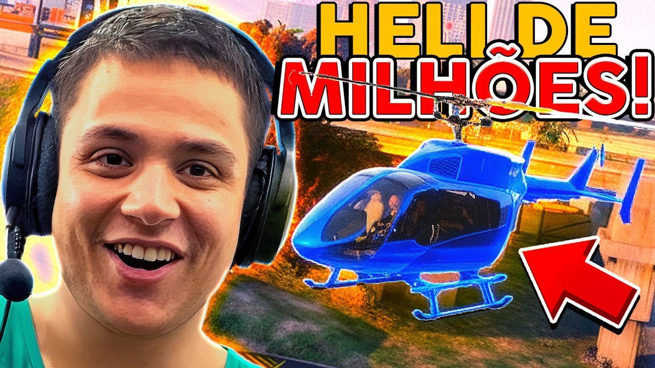 COMPREI UM HELICÓPTERO no GTA RP 😱 (Paulinho o LOKO)