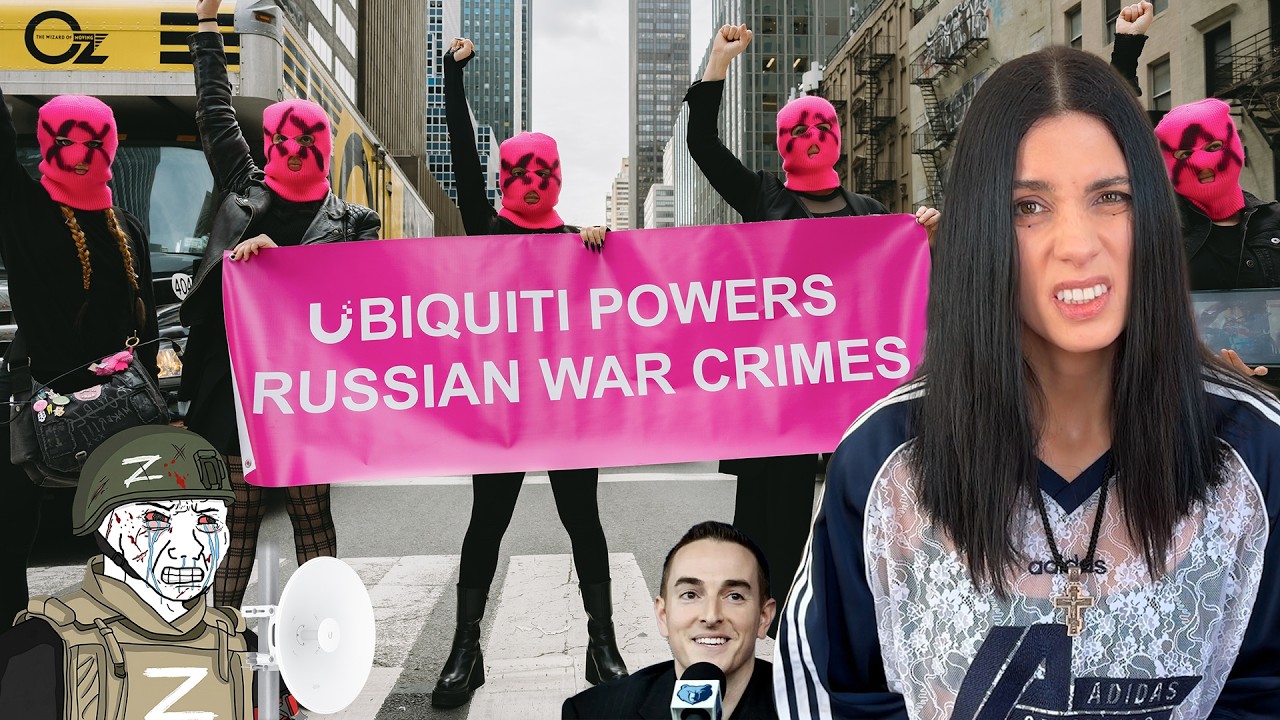 Группа Pussy Riot заняла штаб-квартиру американской технологической компании Ubiquiti, которая об...