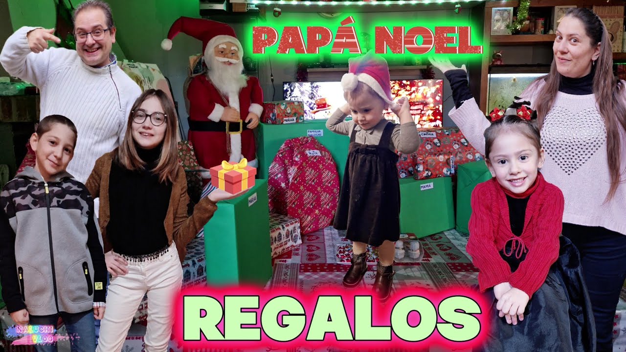 ¡¡SORPRESA PS5!!😱SANTA CLAUS NOS TRAE ALUCINANTES REGALOS🎅🎁 _NALUCHI VLOG