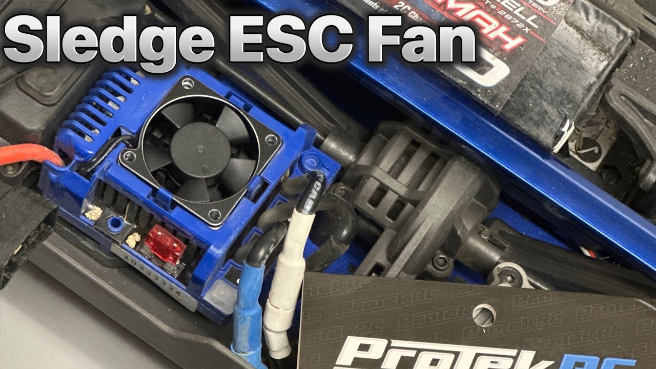 Traxxas Sledge Protek ESC Fan