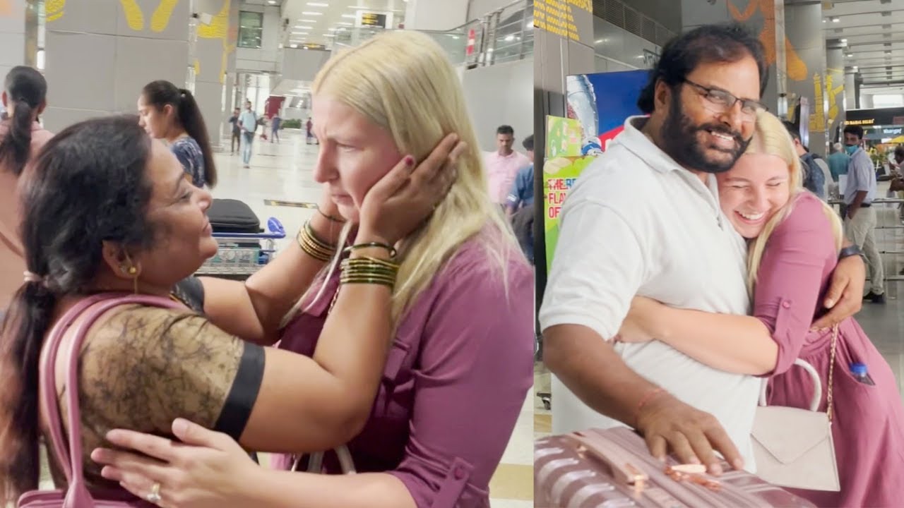 Meeting my in-laws in India after 2 years 😍