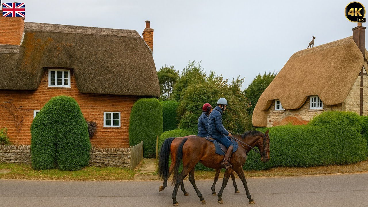 Unreal Cloudy Sunrise Walk through Peaceful Hidden English Villages