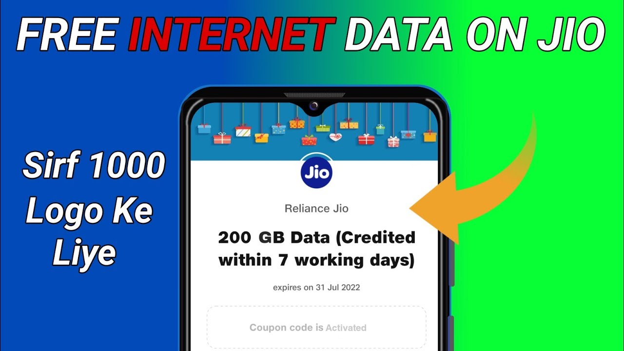 Jio Free Data Vaucher | Jio New Free Data Offer | How To  Get Free Data On Jio SIMCARD
