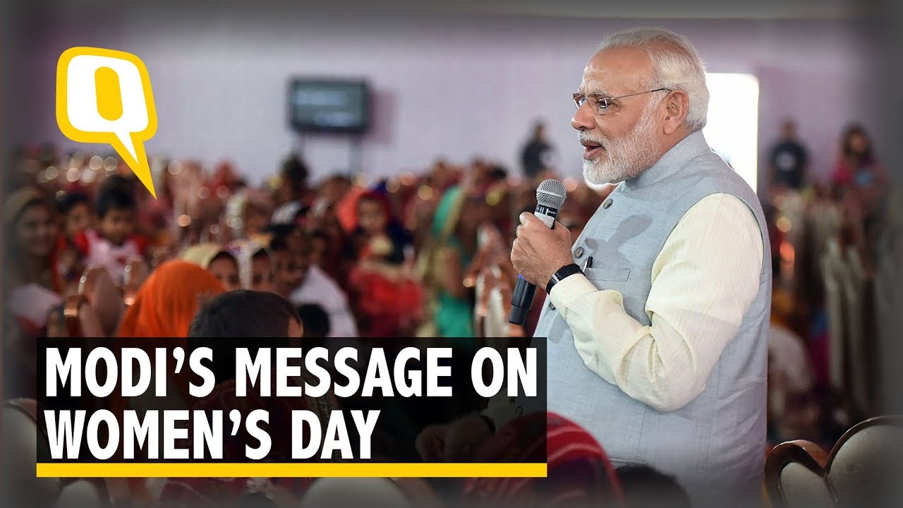 On Women’s Day, PM Modi’s ‘Beta-Beti Ek’ Message to the Nation | The Quint