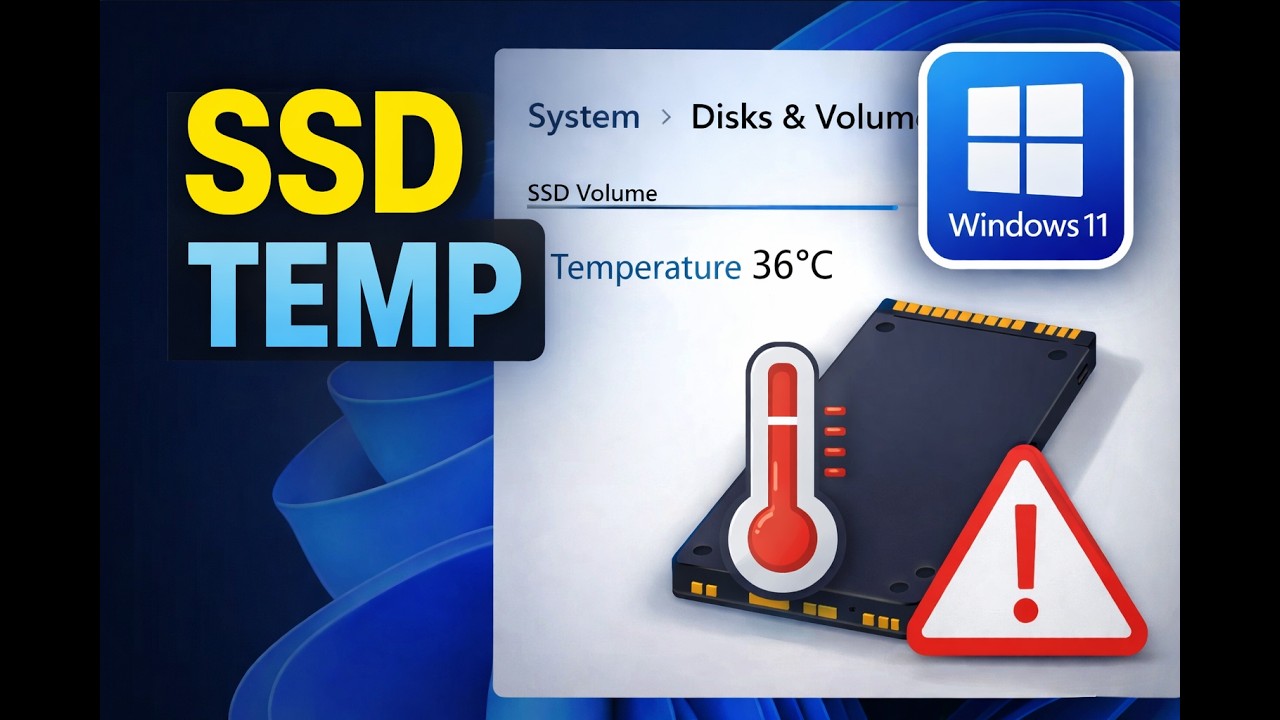 How to Check SSD Temperature in Windows 11 (Without Software) | GearUpWindows Tutorial