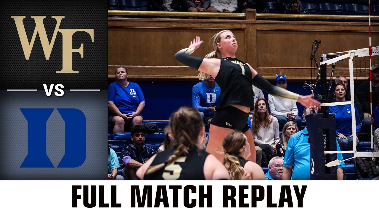 Wake Forest vs. Duke Full Match | 2022 ACC Volleyball