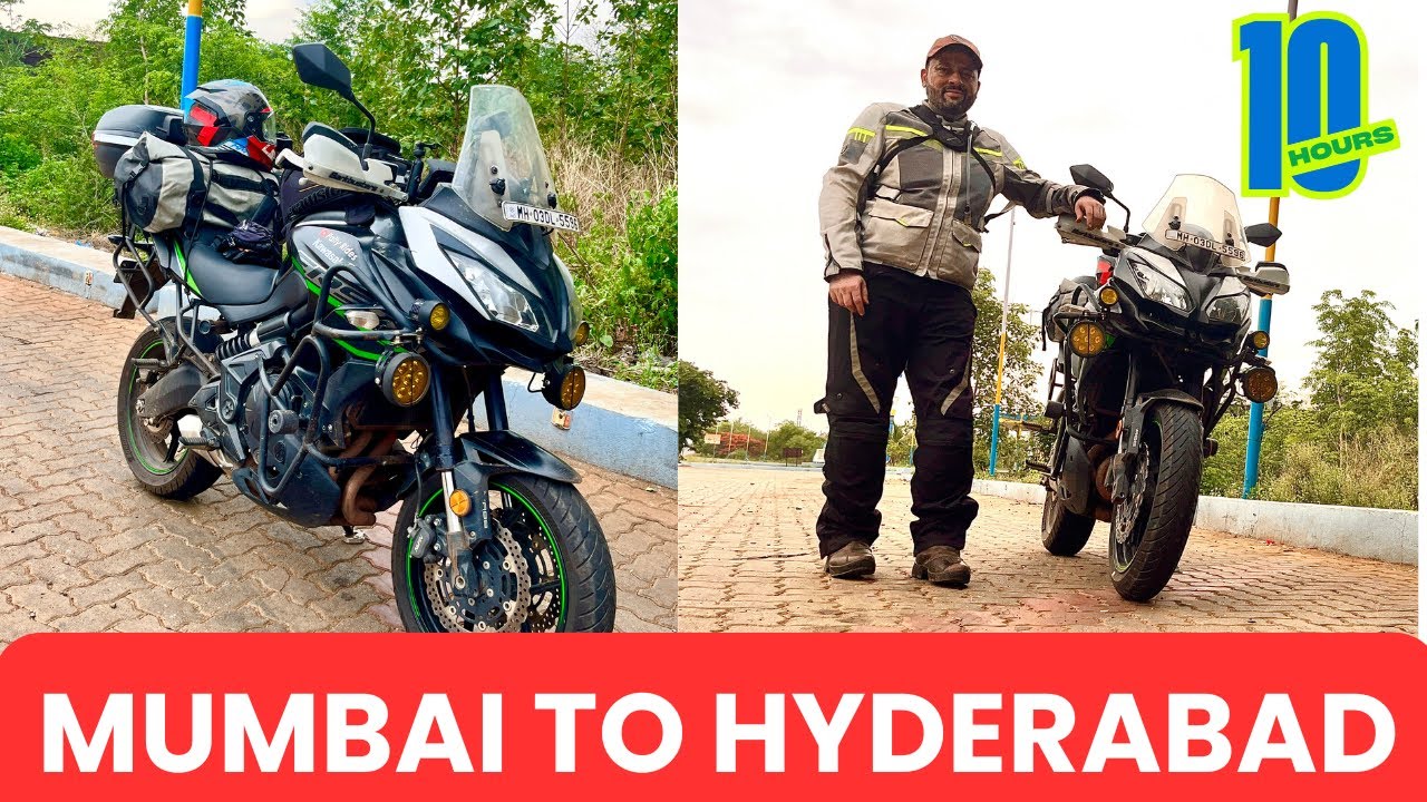 Fastest Mumbai to Hyderabad in 10 hours -Road trip on Kawasaki Versys 650