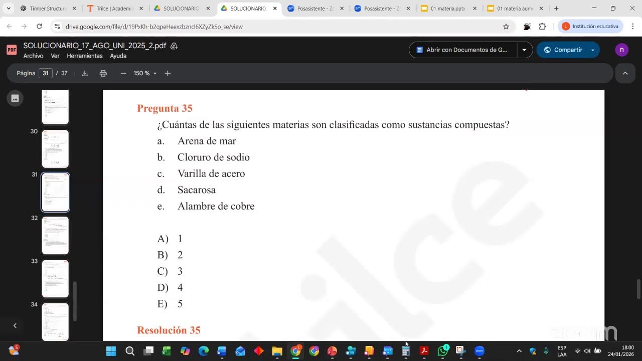 TALLER DE PREPARACION EXAMEN DE ADMISION SECUNDARIA