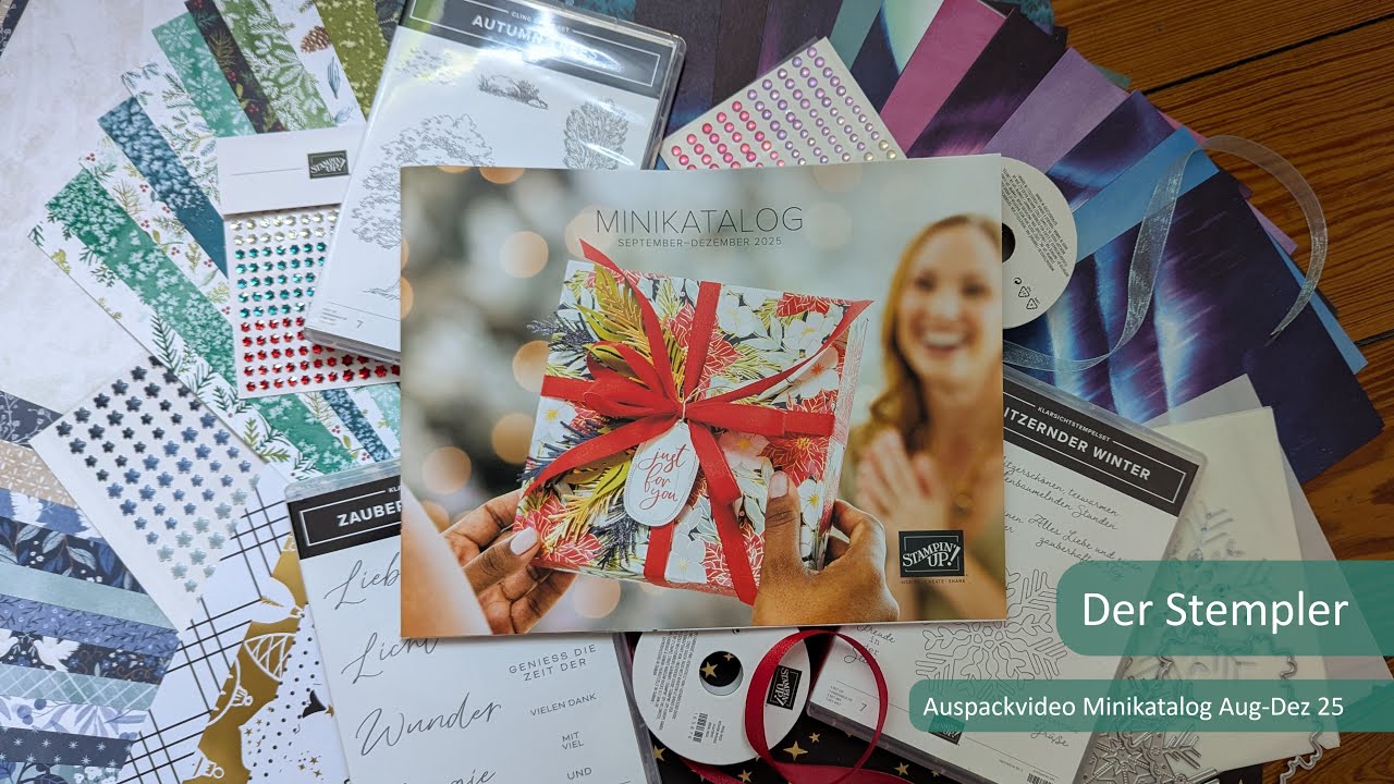Auspackvideo Minikatalog Aug-Dez 25 | Der Stempler ~ Stampin Up!
