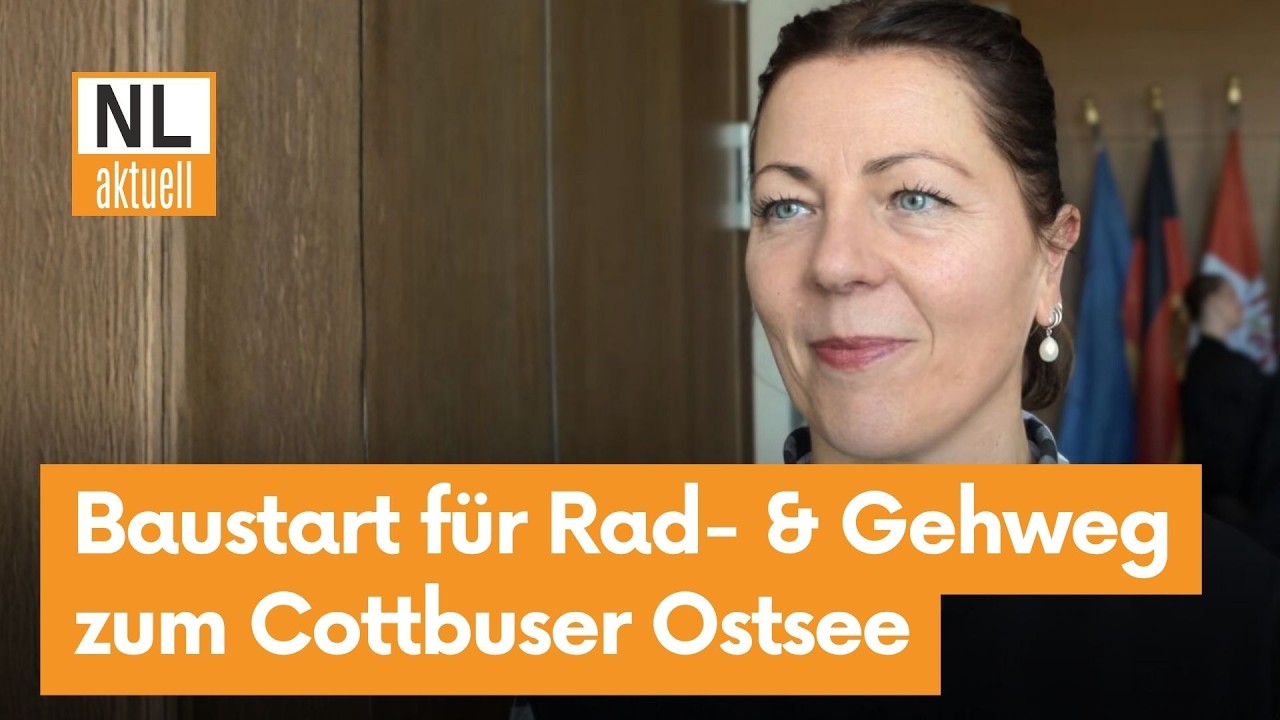 Cottbus | Baustart für Rad- & Gehweg auf der Seeachse zum Ostsee