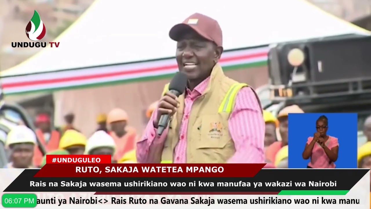Rais na sakaja wasema ushirikiano wao ni kwa manufaa ya wakazi wa Nairobi