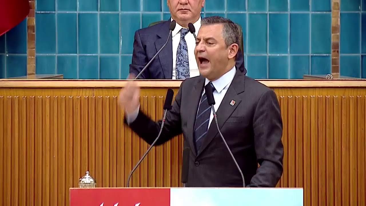 Partimizin grup toplantısında konuşuyorum